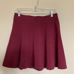 Burgundy skater skirt ❤️